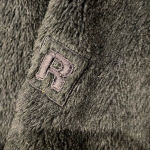 Dusty blue grey Patagonia R series fleece jacket woman’s size XL